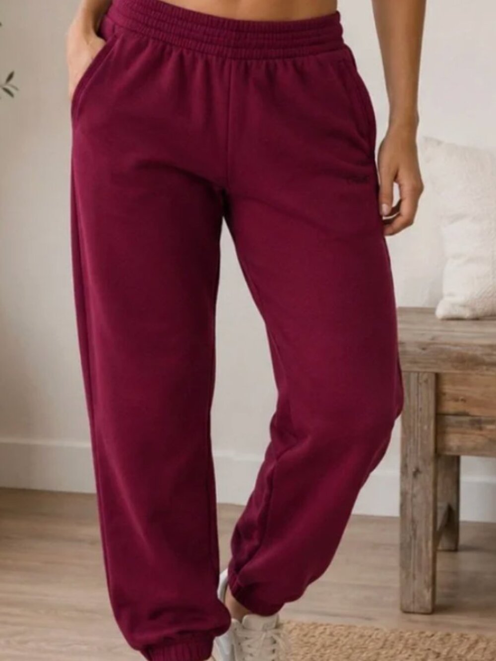 TNA Cozy Fleece Boyfriend Joggers